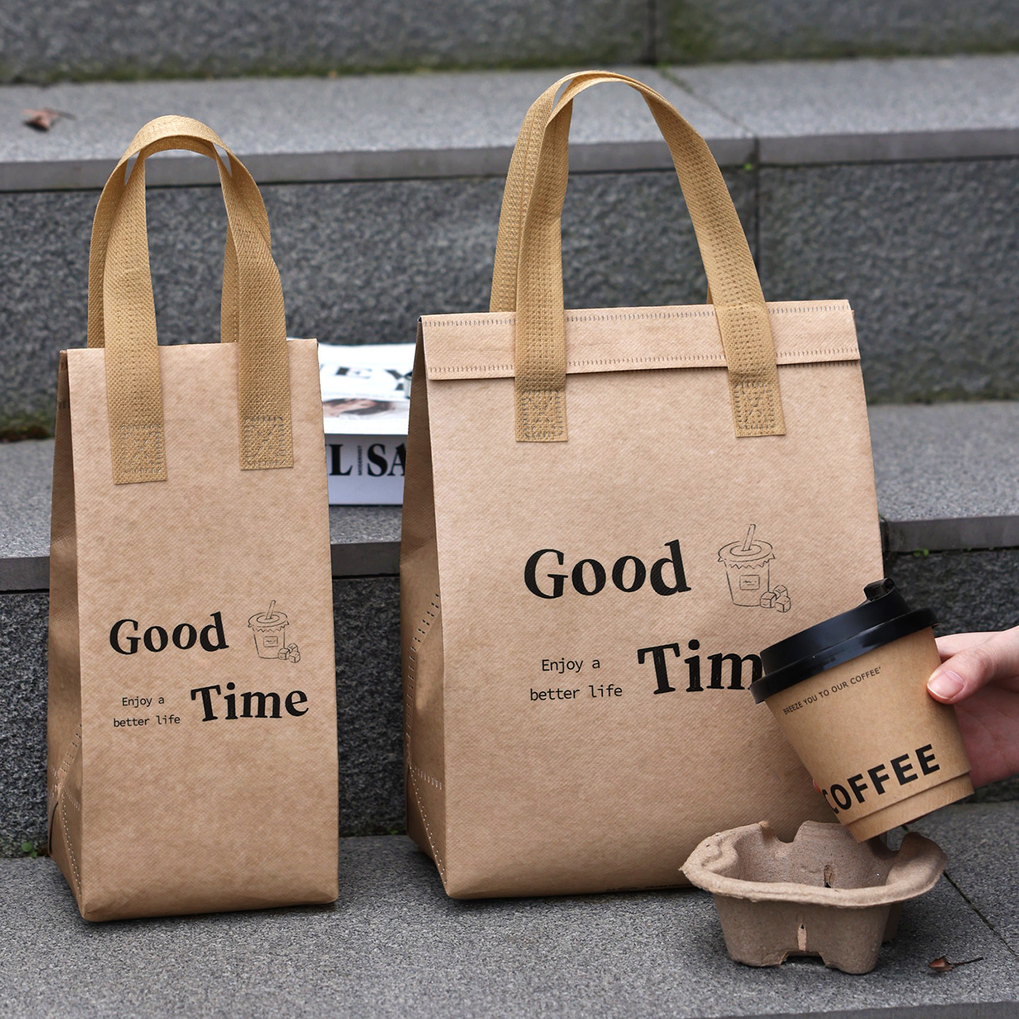 咖啡保温袋外卖专用手提加厚一次性早餐长效铝箔奶茶烧烤便当饭盒,收纳整理,保温包,淘宝优惠券,粉丝福利购,淘宝优惠卷