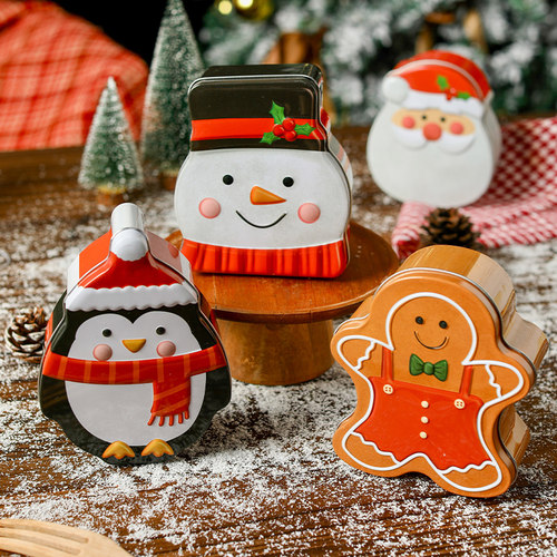 圣诞异形铁罐平安夜礼品盒