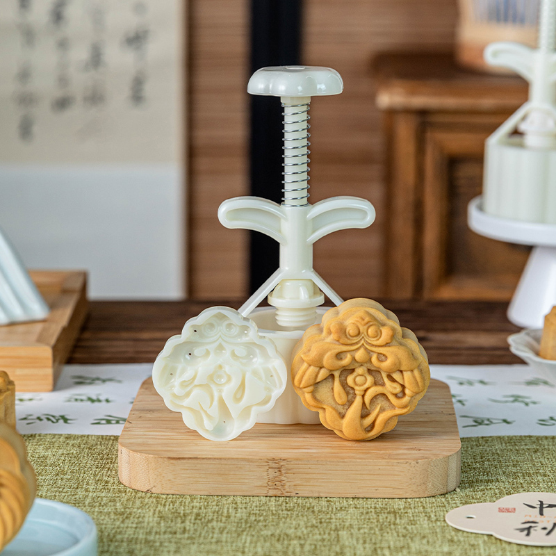 中秋月饼模具手压式家用磨具75克