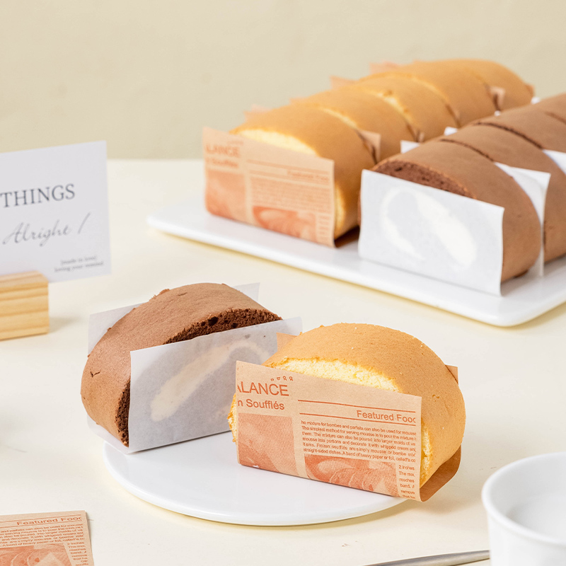 蛋糕卷分隔纸烘焙油纸包装盒毛巾梦龙瑞士卷隔纸面包隔片分割垫纸