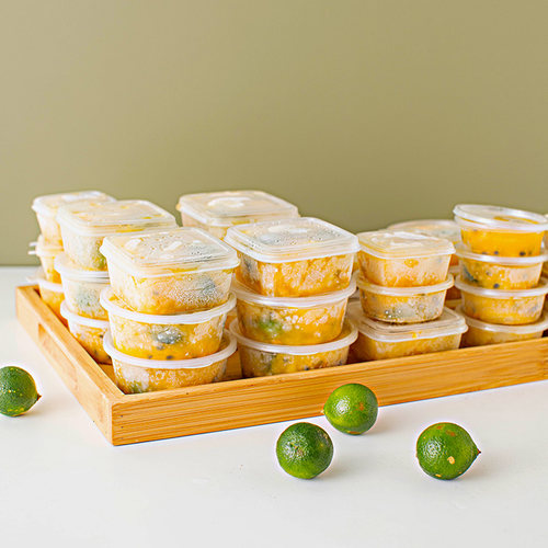 食品级材质一次性百香果分装盒