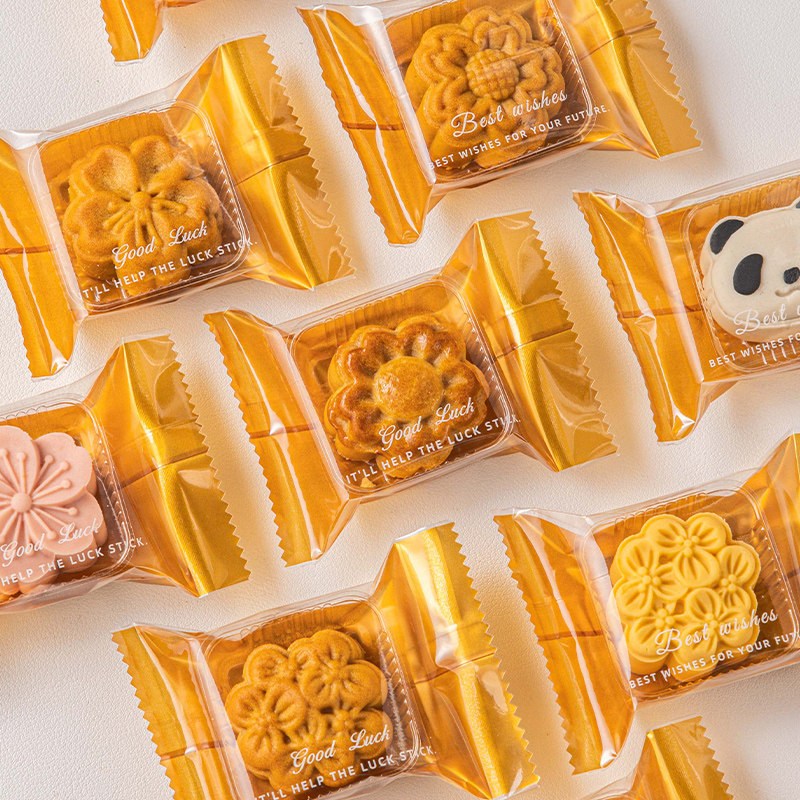 蛋黄酥广式月饼包装袋盒机封单独立手工雪媚娘机封袋底托家商用