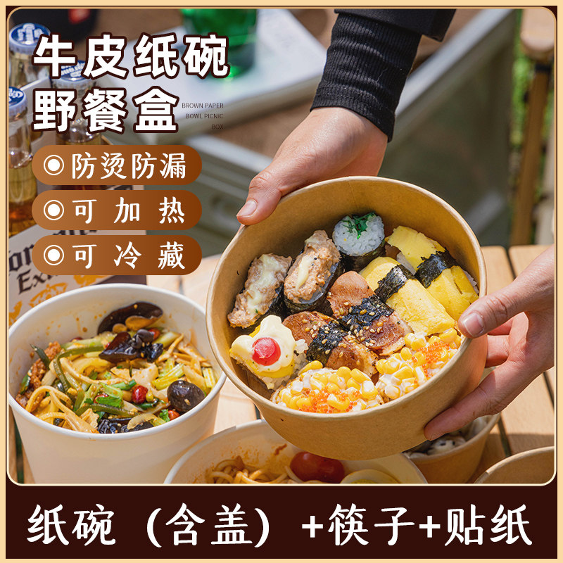 一次性户外春游野餐打包盒