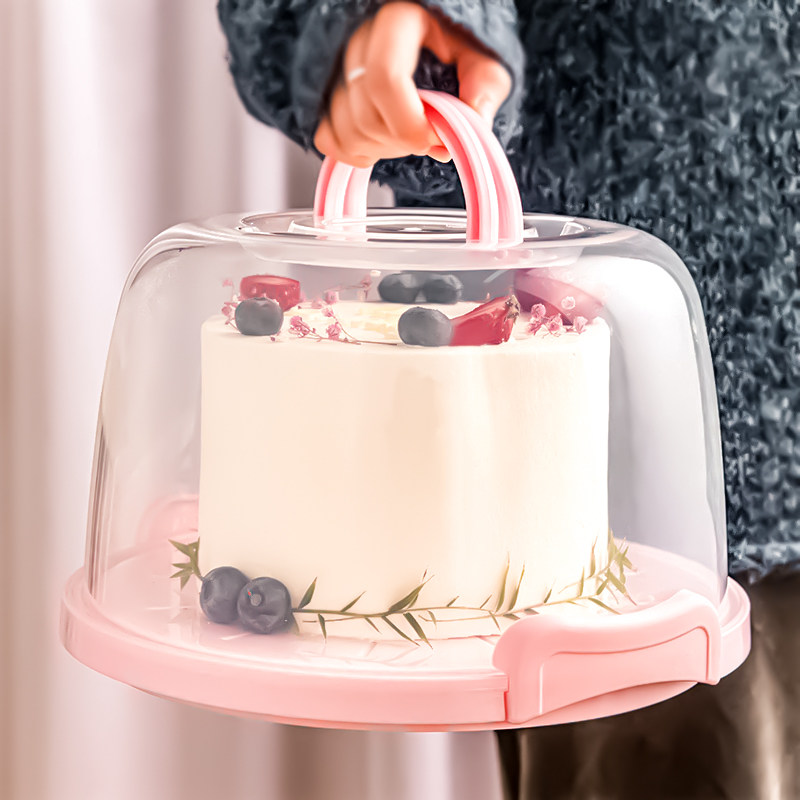 蛋糕盒重复使用家用透明生日6810寸便携打包密封保鲜手提包装盒子,厨房/烹饪用具,点心包装盒/包装袋,淘宝优惠券,粉丝福利购,淘宝优惠卷