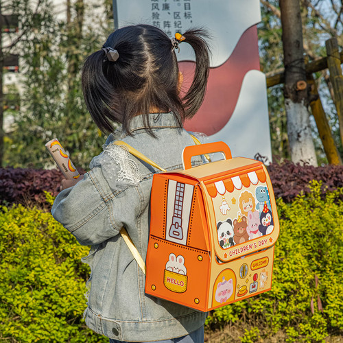 六一儿童节零食礼盒空礼品袋背包装生日糖果伴手物文具画笔送惊喜