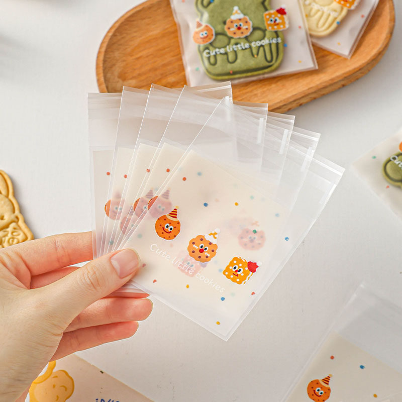 食品级卡通曲奇饼干独立包装袋子自制封单独立小手工烘焙雪花酥