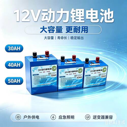 音箱监控12VUPS锂电20-60Ah