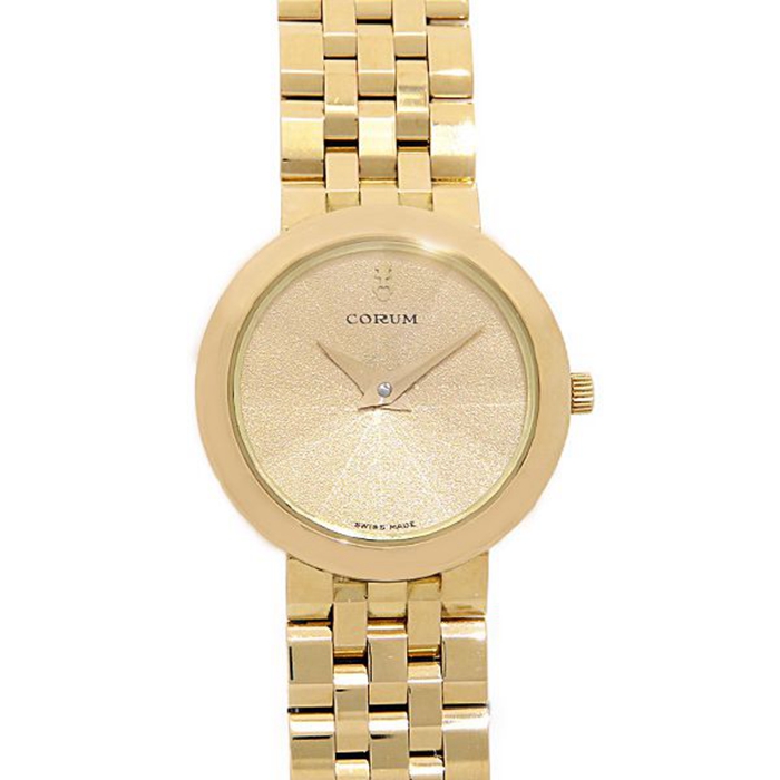 CORUMÀ¥ÂØ18K»Æ½ðÅ®±íʯӢ30.128.56H41¶þÊÖ±íÈðÊ¿Ô×°ÕýÆ·
