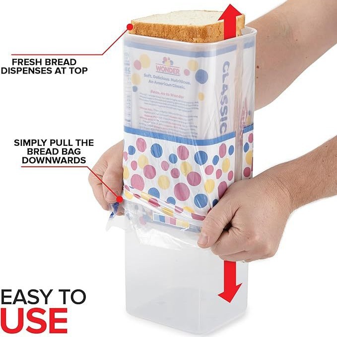 跨境爆款面包保鲜盒吐司