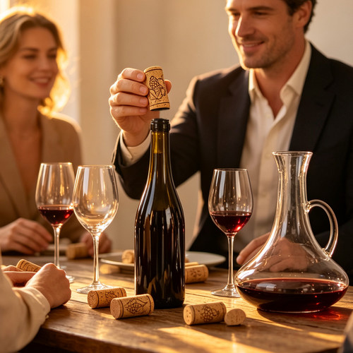 跨境红酒葡萄酒软木酒塞香槟酒塞储物罐塞子玻璃瓶塞高密度天然塞