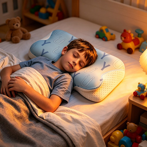 Children's pillows儿童枕头小孩记忆棉护脊颈幼儿园学生睡眠枕