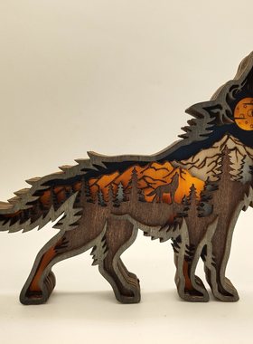 20新款圣诞节木质工艺品