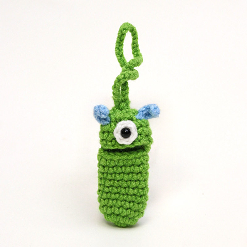 手工钩织毛线U盘包可爱零钱包汽车钥匙套壳包扣适用于毛线挂件