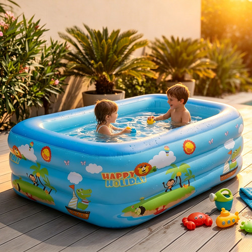 Inflatable swimming pool儿童充气游泳池大型水池加厚婴儿泳池