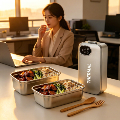 Heating Lunch box电热饭盒保温加热饭盒上班族大容量自热饭盒