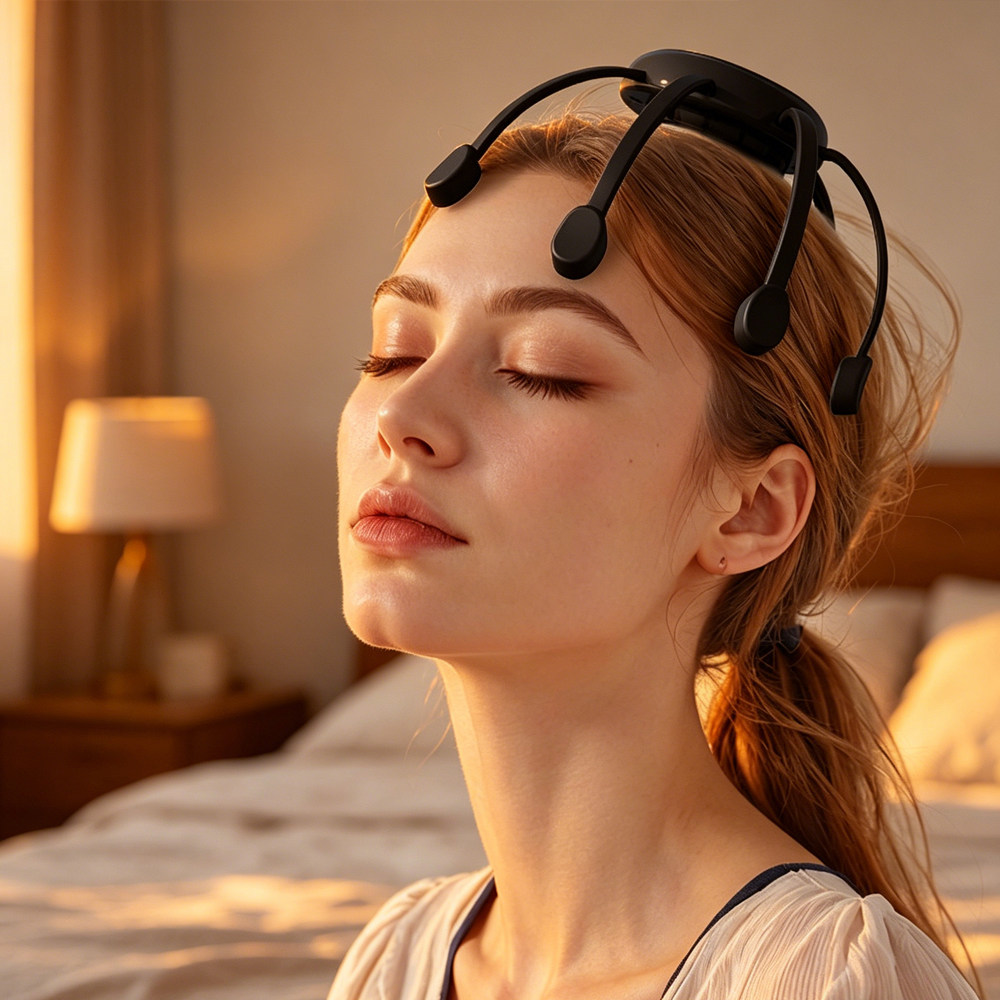 Head Massager八爪鱼头部按摩器电动经络疏通头皮解压放松按摩仪