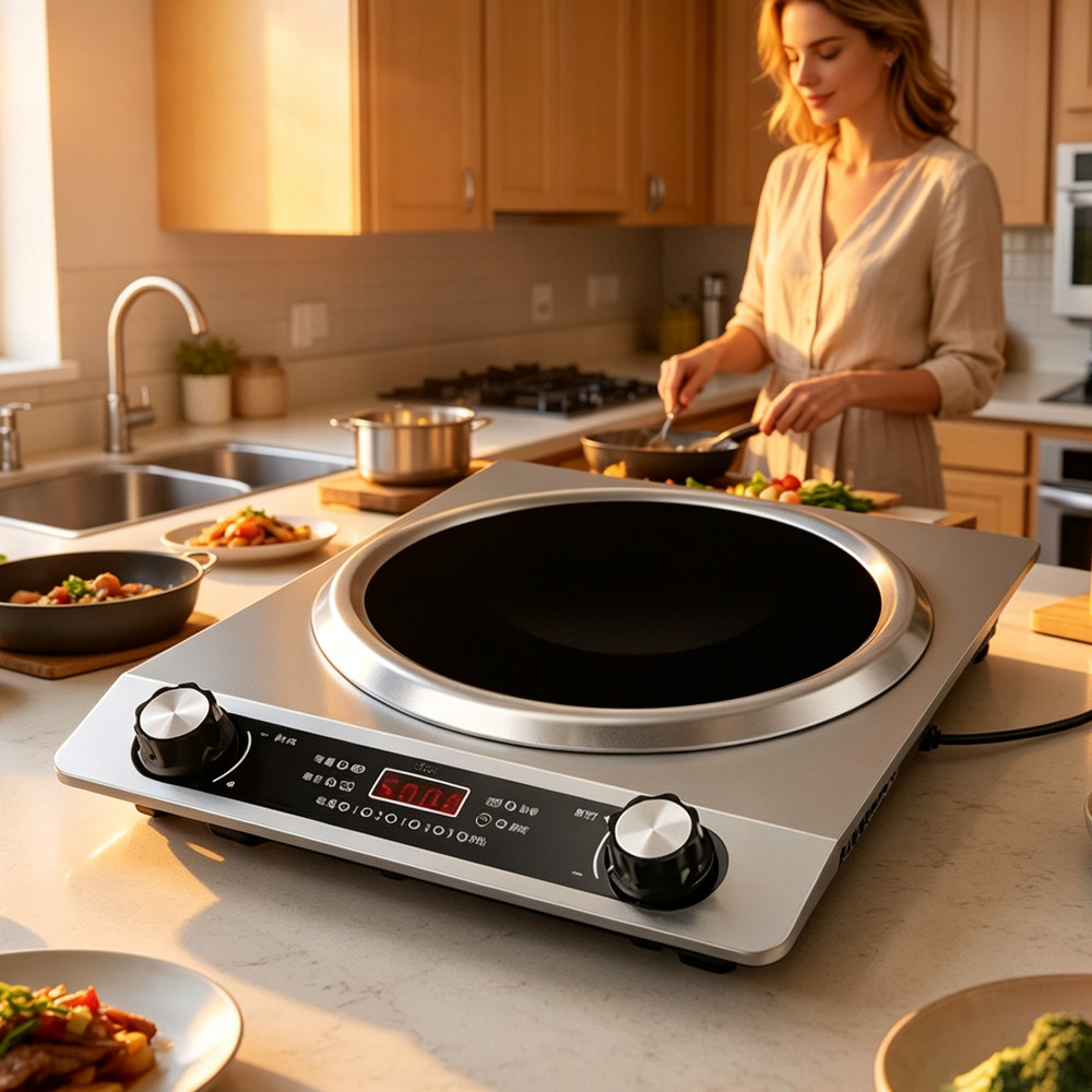 跨境induction cooker凹面电陶炉电磁炉大功率猛火爆炒一体多功能