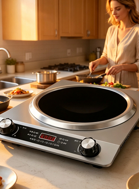 跨境induction cooker凹面电陶炉电磁炉大功率猛火爆炒一体多功能