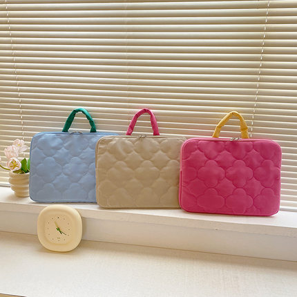 computer bag韩版手提撞色笔记本电脑包11寸ipad内胆收纳包14寸