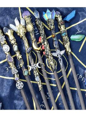 单头水晶方糖权杖紫元素