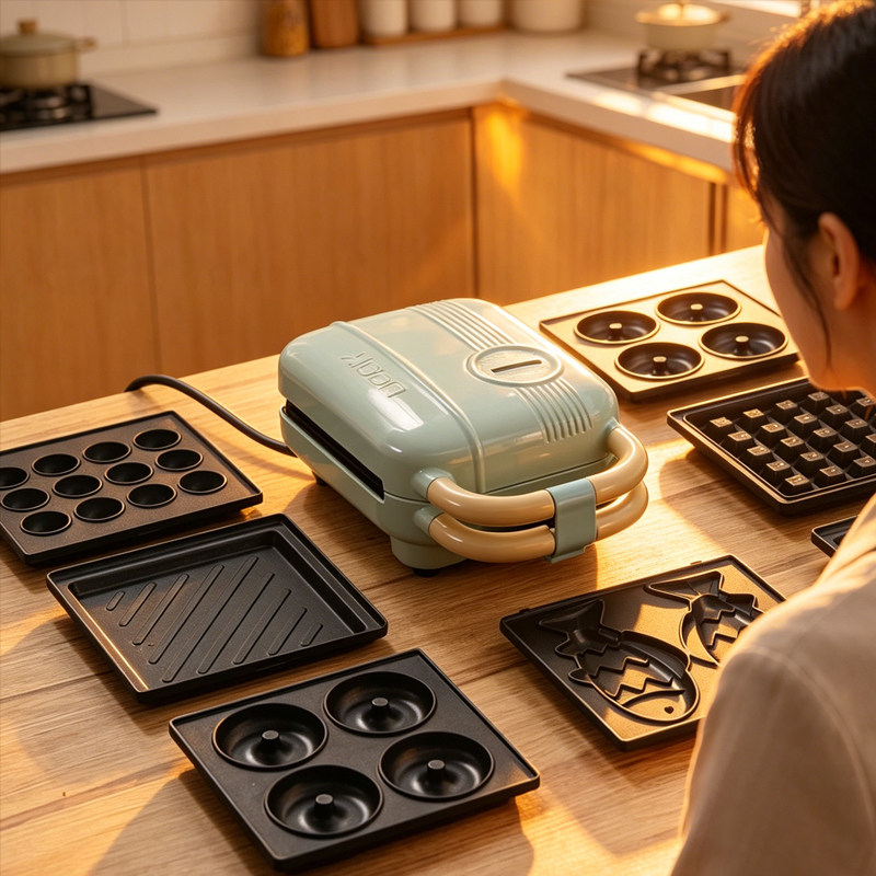 Bread Maker面包机家用多功能不粘锅烘烤加热煎蛋早餐机三明治机