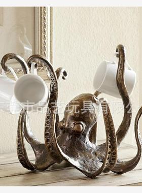 跨境新品章鱼雕塑八爪鱼