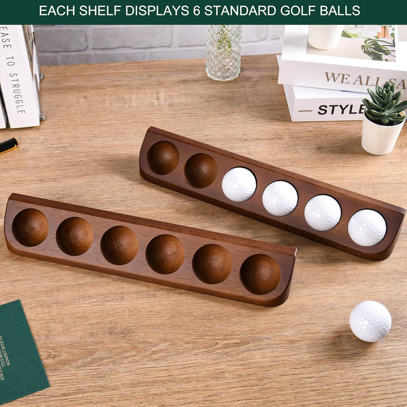 木制高尔夫球收纳架家用