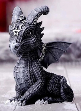 黑色独角兽地狱使者飞龙