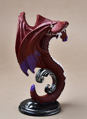 红色毒蛇摆件家居装饰品