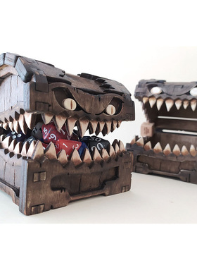 跨境宝箱怪手办骰子收纳