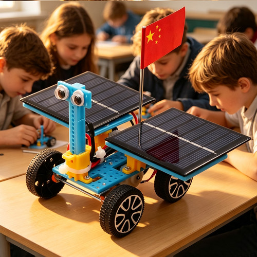 跨境科学班小实验套装包7-14岁益智玩具小学生材料太阳能火星车