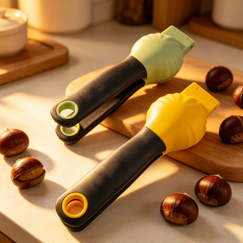 Sheller 304不锈钢板栗开口器 十字夹板栗工具栗子夹核桃夹剥壳器