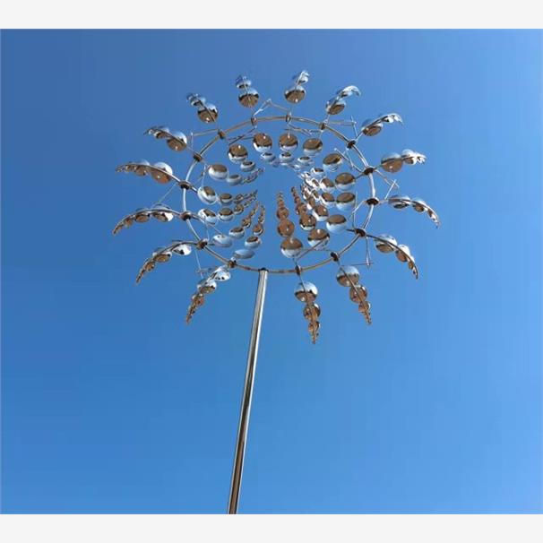 跨境新品金属铁艺风车北