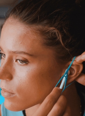 一对Keepods硅胶蓝牙耳塞防掉固定器 耳塞安全带 耳机防丢固定器