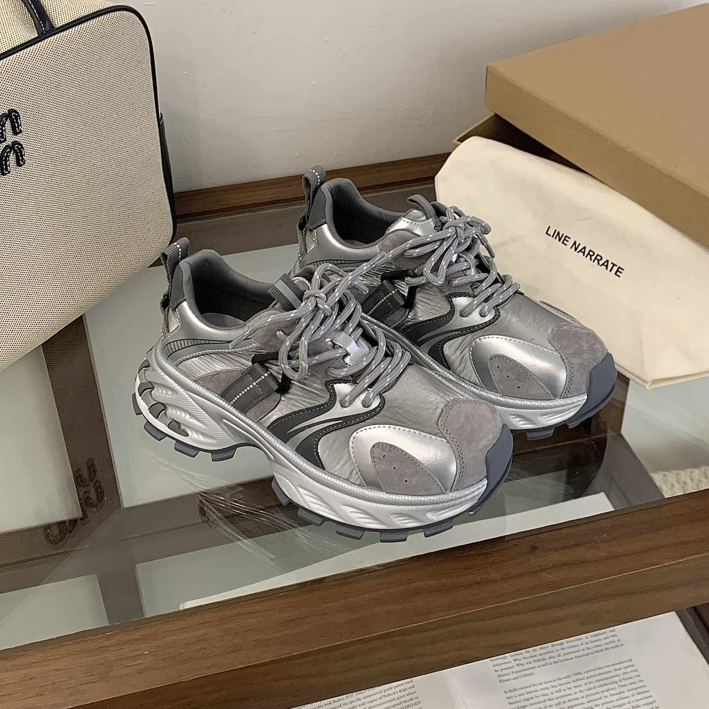 松糕厚底老爹鞋女2025春秋新款