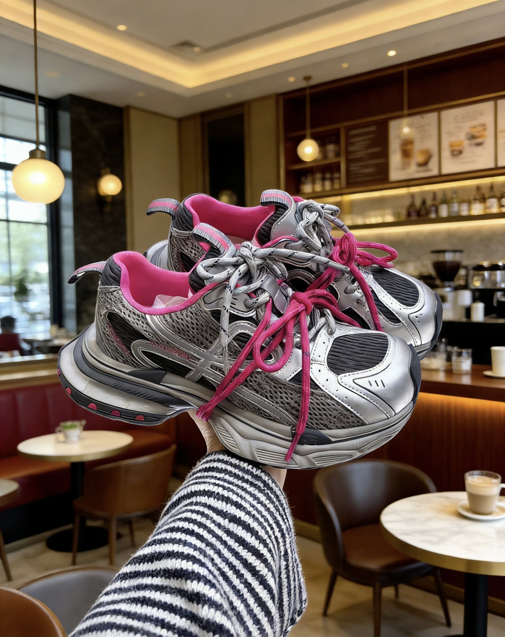 2026早春新款厚底增高玫红老爹鞋女网面透气休闲运动鞋百搭显脚小,女鞋,时尚休闲鞋,淘宝优惠券,粉丝福利购,淘宝优惠卷