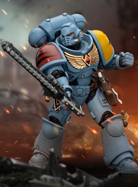 现货 JOYTOY 暗源 1/18 战锤40K 太空野狼仲裁者 模玩 手办