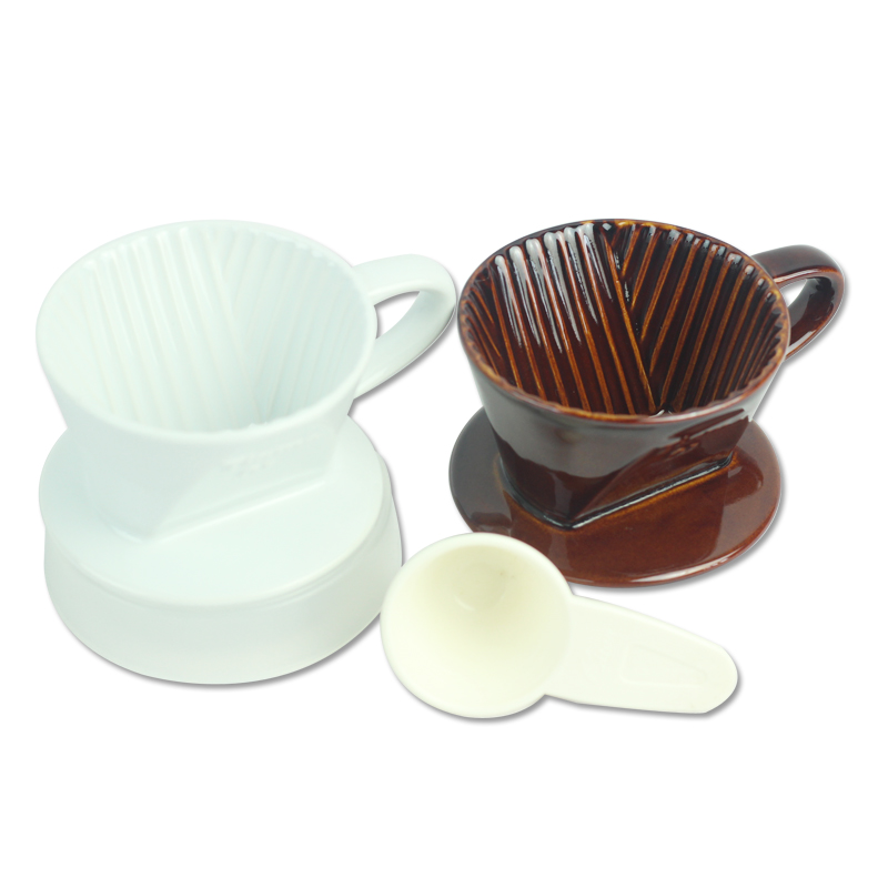 正品咖啡陶瓷滤杯滴漏杯三孔滤