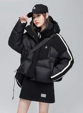 其他韩版短款连帽外套棉服