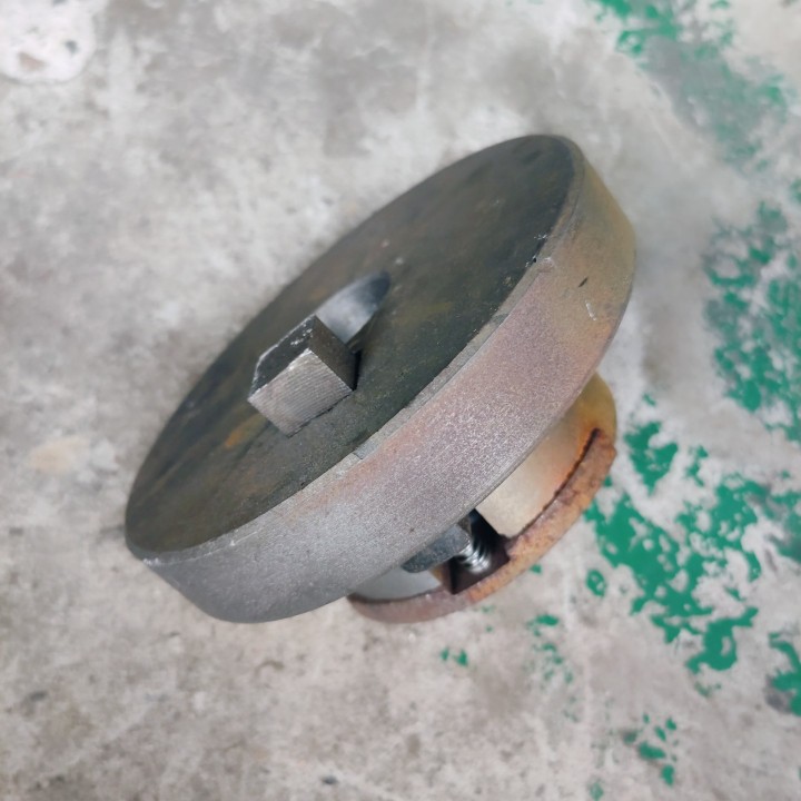 冲床配件瑞安5/6T.3吨冲床启动3器离合盘内孔42－4方键盘车床配件