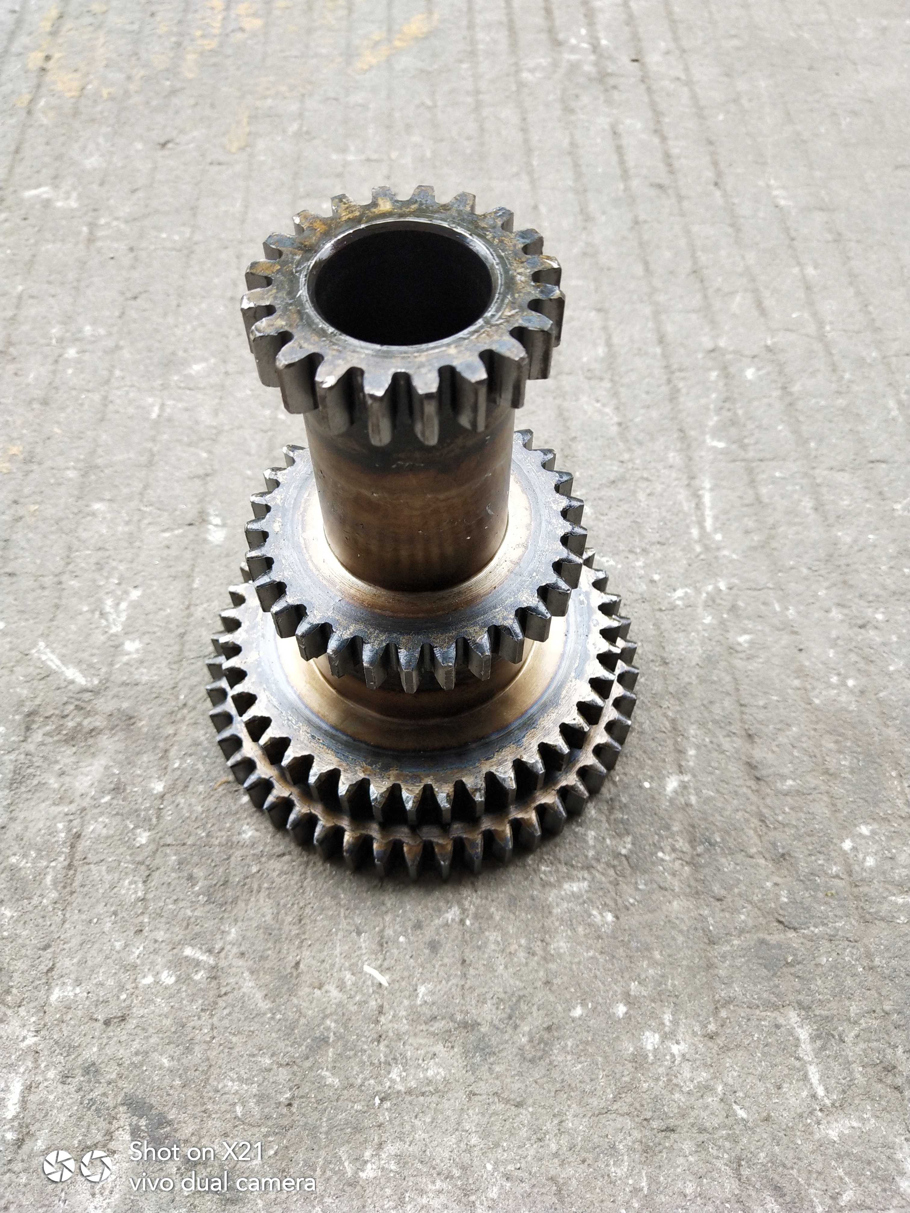 海第七机床厂X573铣配件0145四联齿轮Z床20/29/40上/46内孔30车床