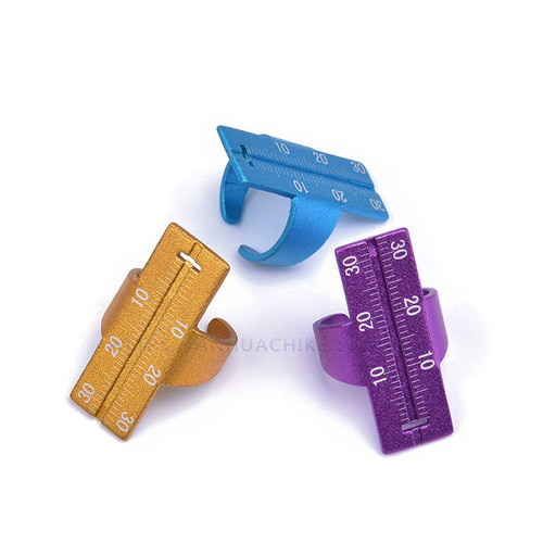 根管测量尺 牙科戒尺不锈钢戒尺测量尺铝合金戒指尺测量方便准确