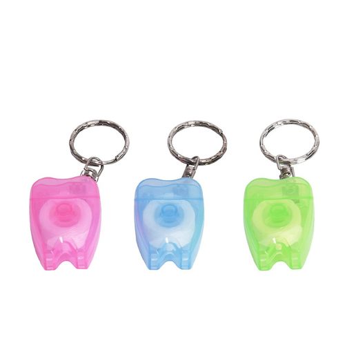 挂链牙线形状材料钥匙扣