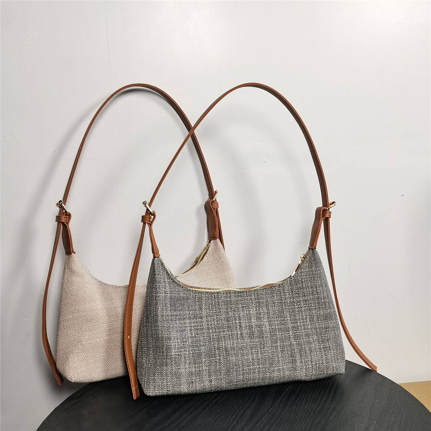 单肩腋下包月牙包大容量斜挎包