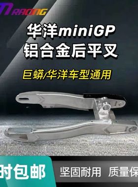 巨蟒/华洋miniGP铝合金改装后平叉轻量化稳固后摇臂直上