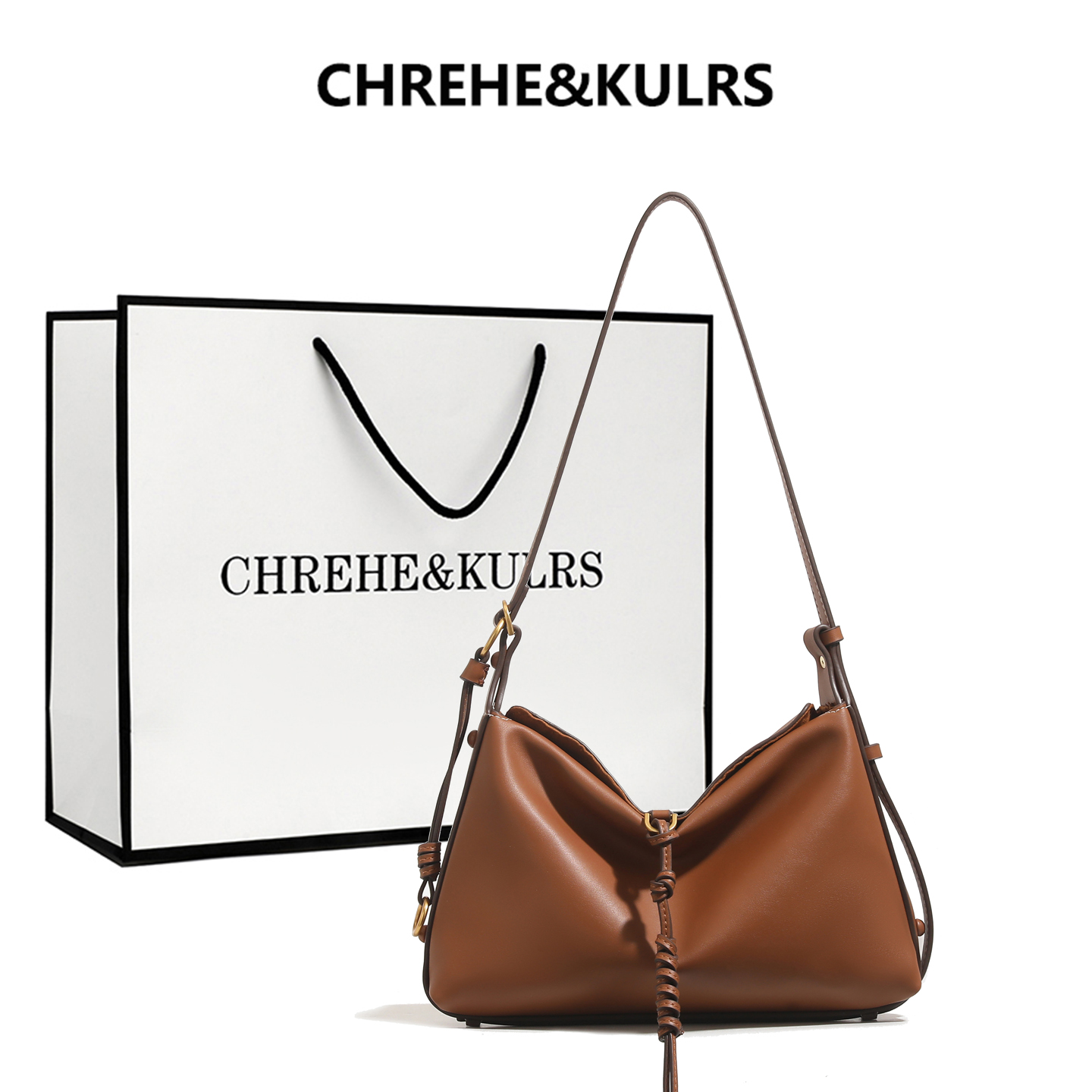 CHREHE&KULRS董洁同款hobo包