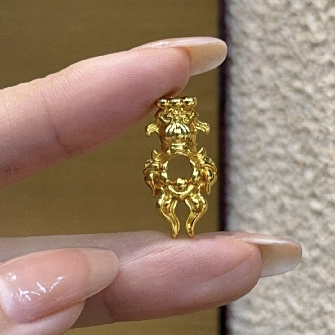 纯铜线束尾配件手工DIY文玩小提溜挂件饰品时尚精美吊坠