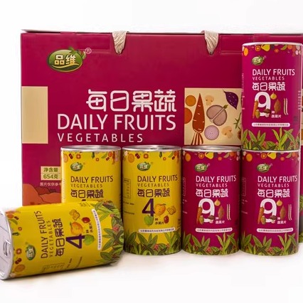 品维二十周年果蔬脆礼盒脱水蔬菜水果干什锦果蔬脆片