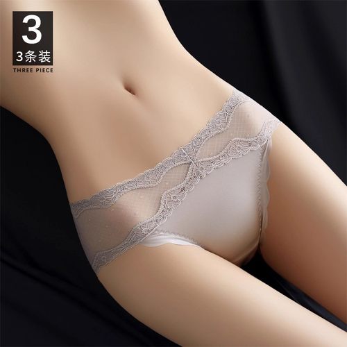女士性感蕾丝内裤女抗菌纯棉