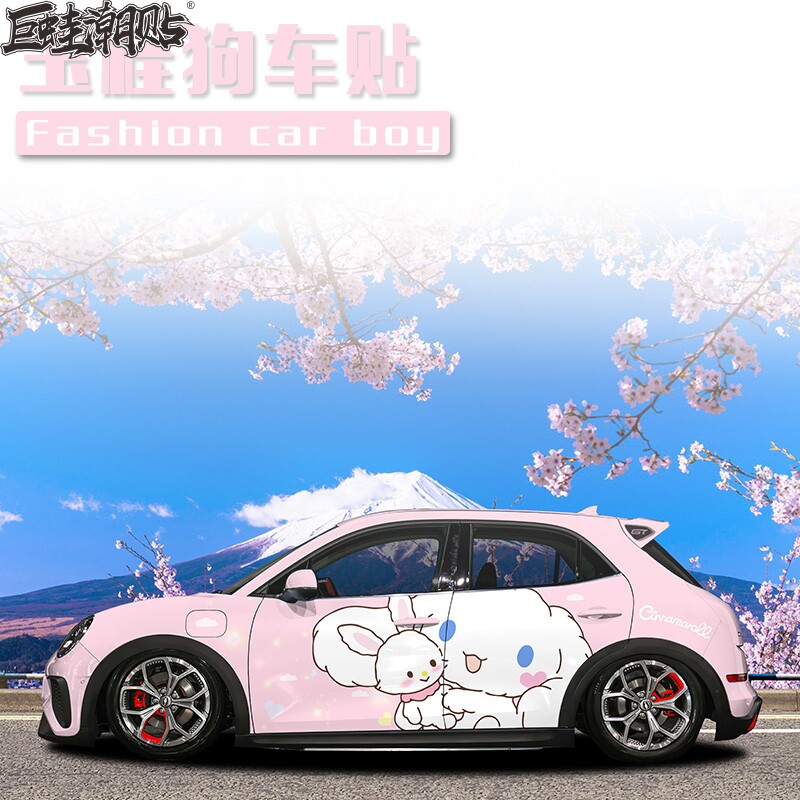 欧拉好猫全车膜 育贵狗车贴大尔狗 车展4s店 个性创意定制